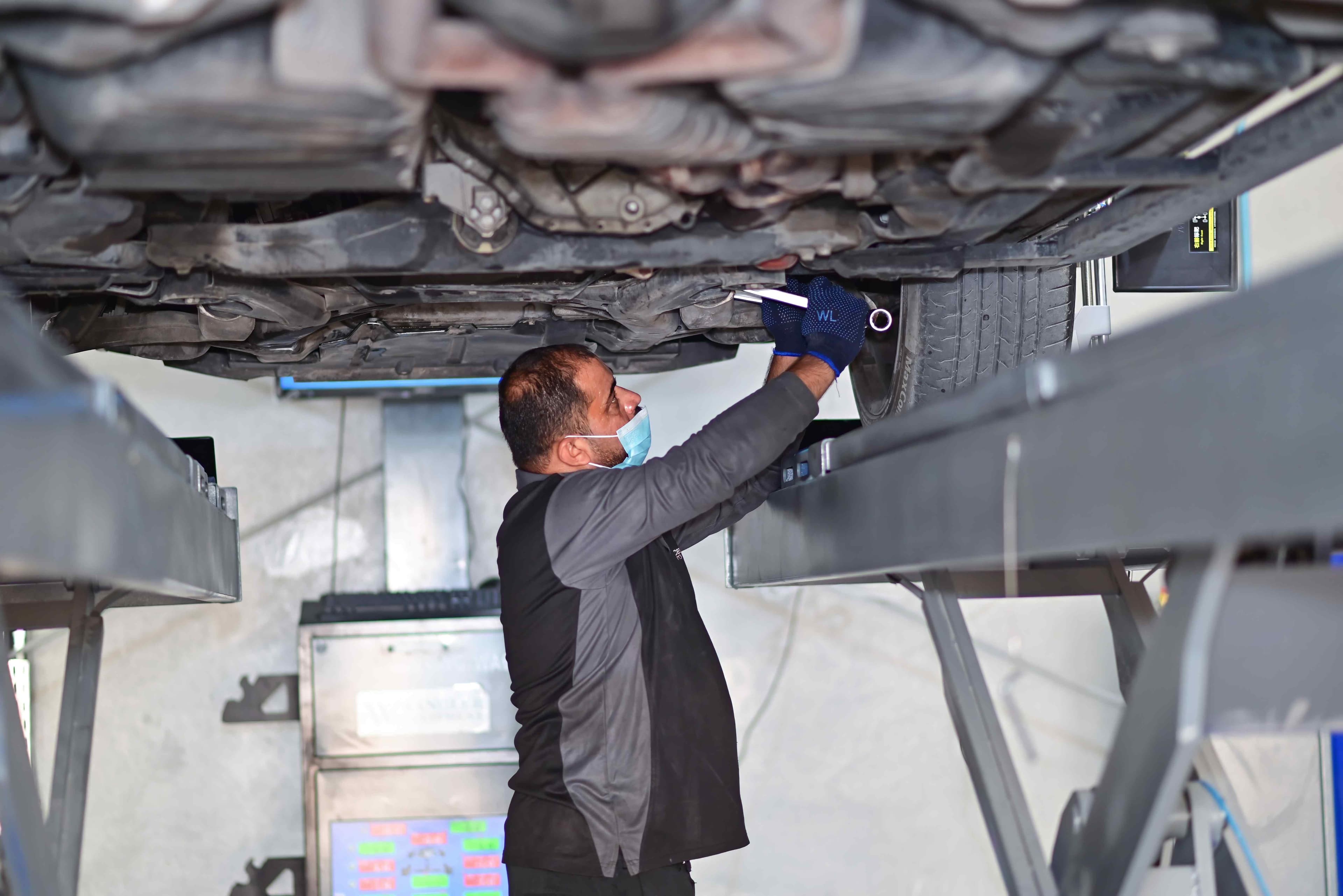 Preventive maintenance being carried out in EPAR’s 33-bay Al Qusais workshop
